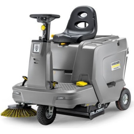 KARCHER Karcher Ride-On Floor Sweeper, 33-1/2" Cleaning Path, KM85/50 R Bp, 1SB, 24 Volt Wet Cell 9.841-453.0